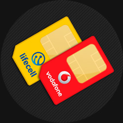Парный номер Vodafone Lifecell